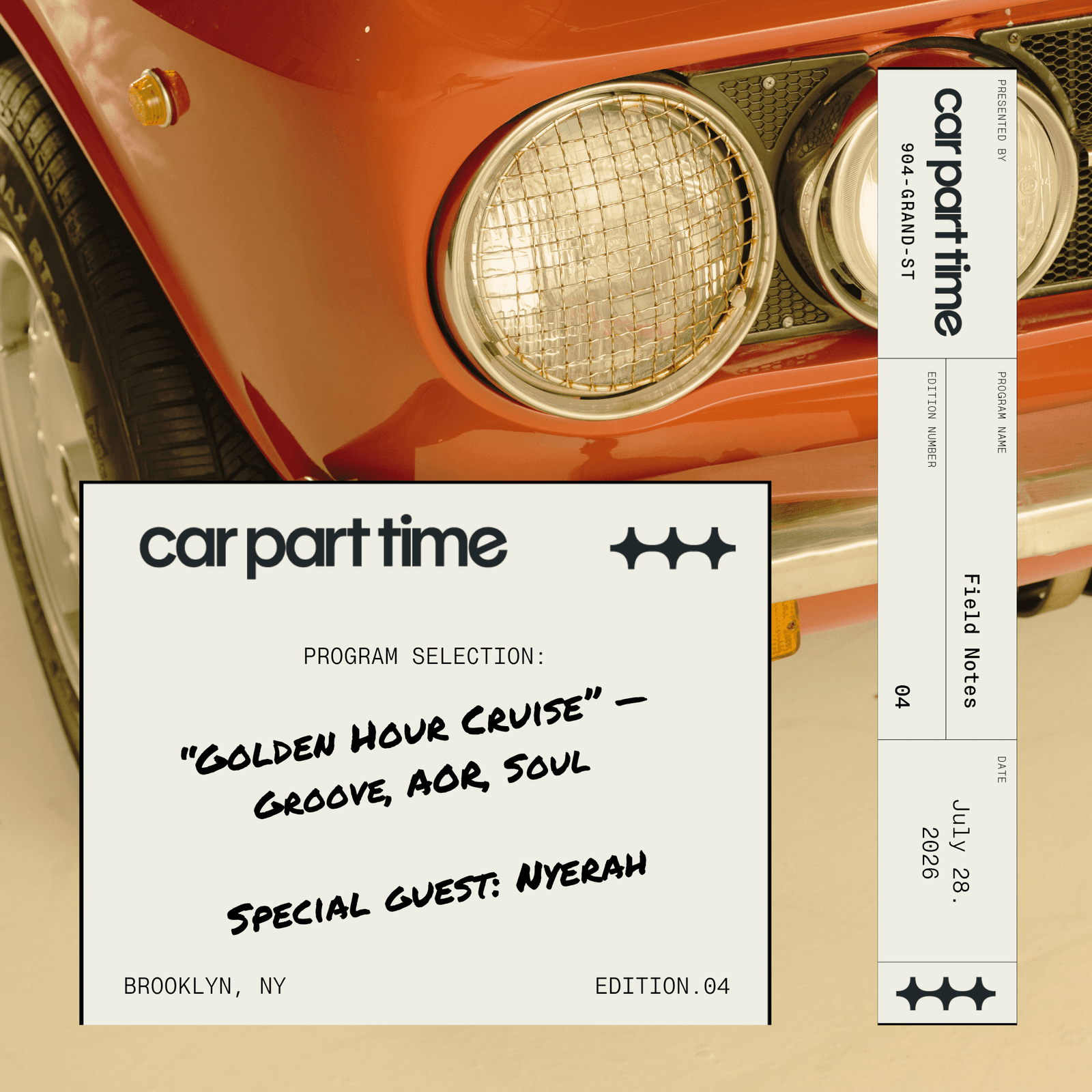 Field Notes 04: Golden Hour Cruise