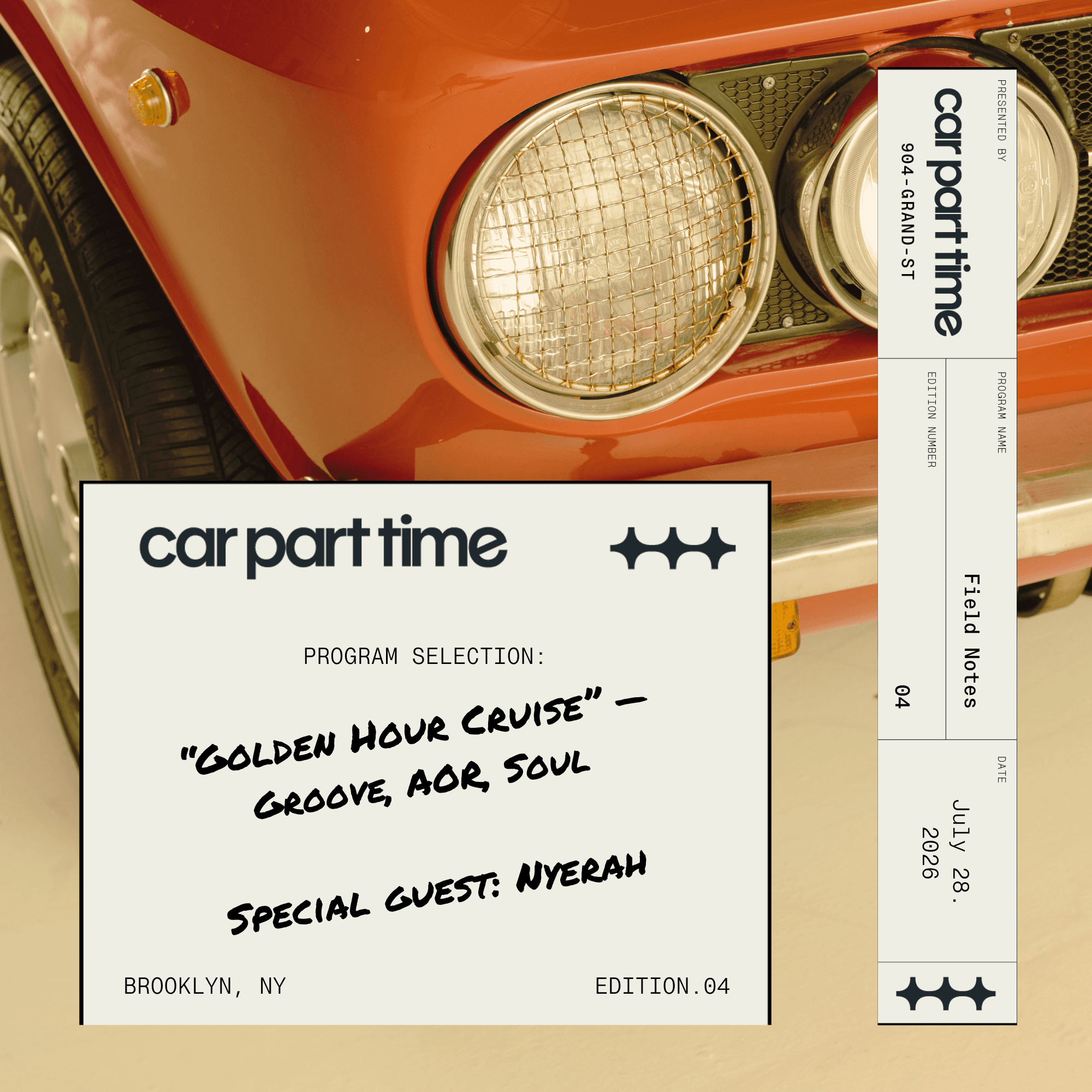 Field Notes 04: Golden Hour Cruise