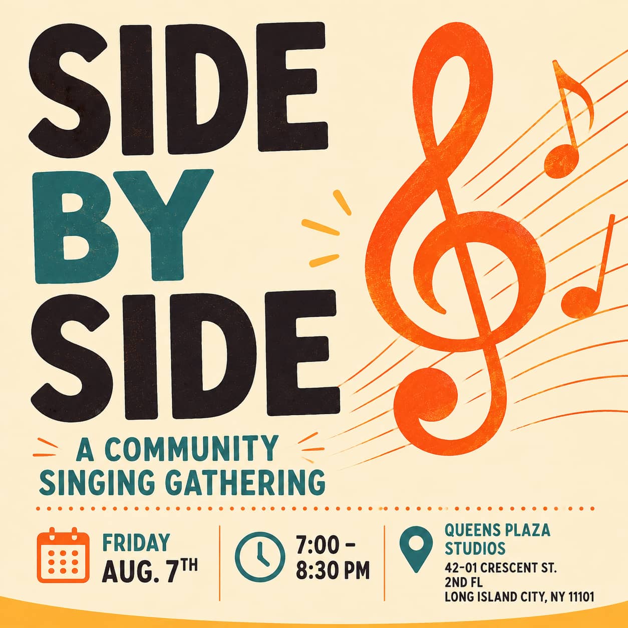 Side by Side: A Community Singing Gathering