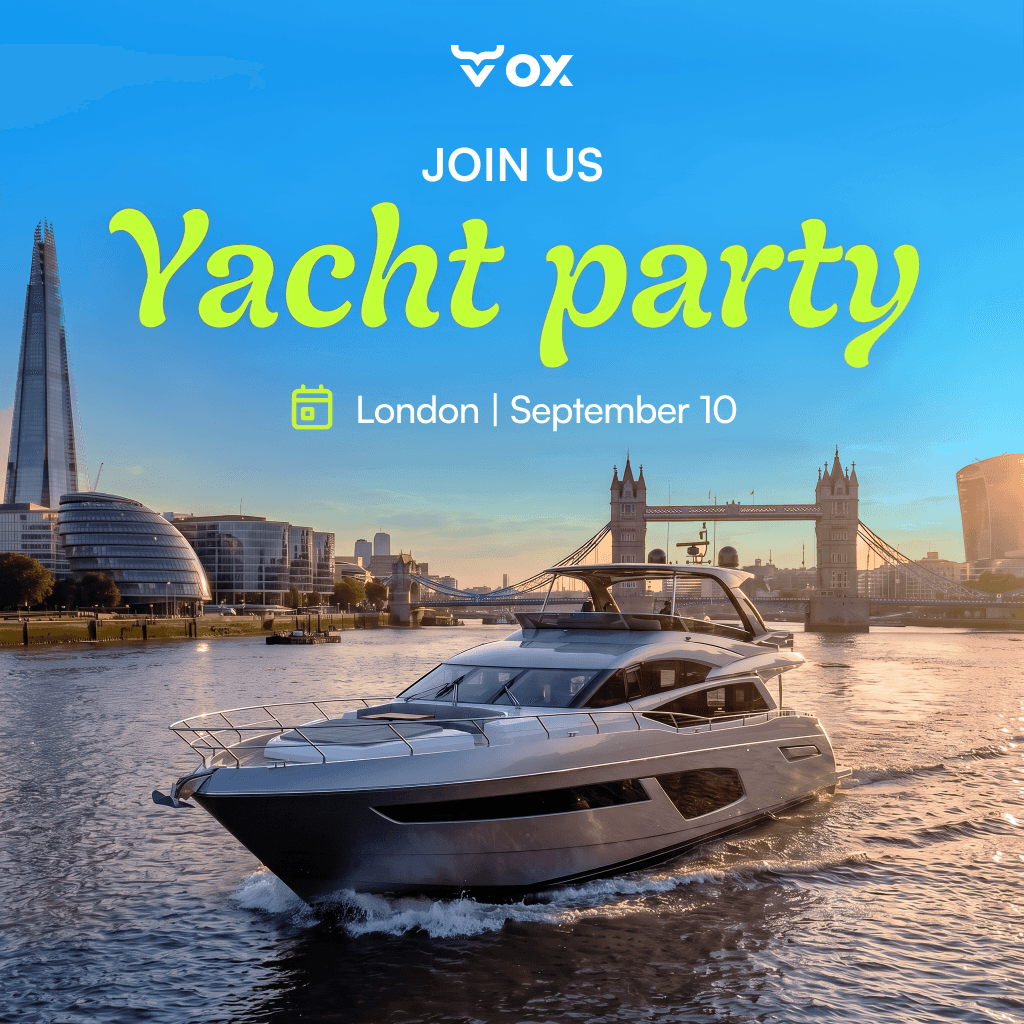 London Yacht Sunset Soirée by OX Security🌅