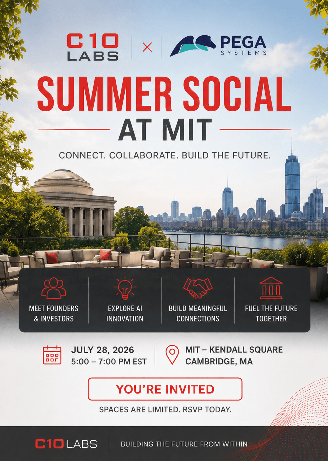 C10 Labs and Pegasystems (Pega Ventures and Launchpad) Summer Social - Community Event