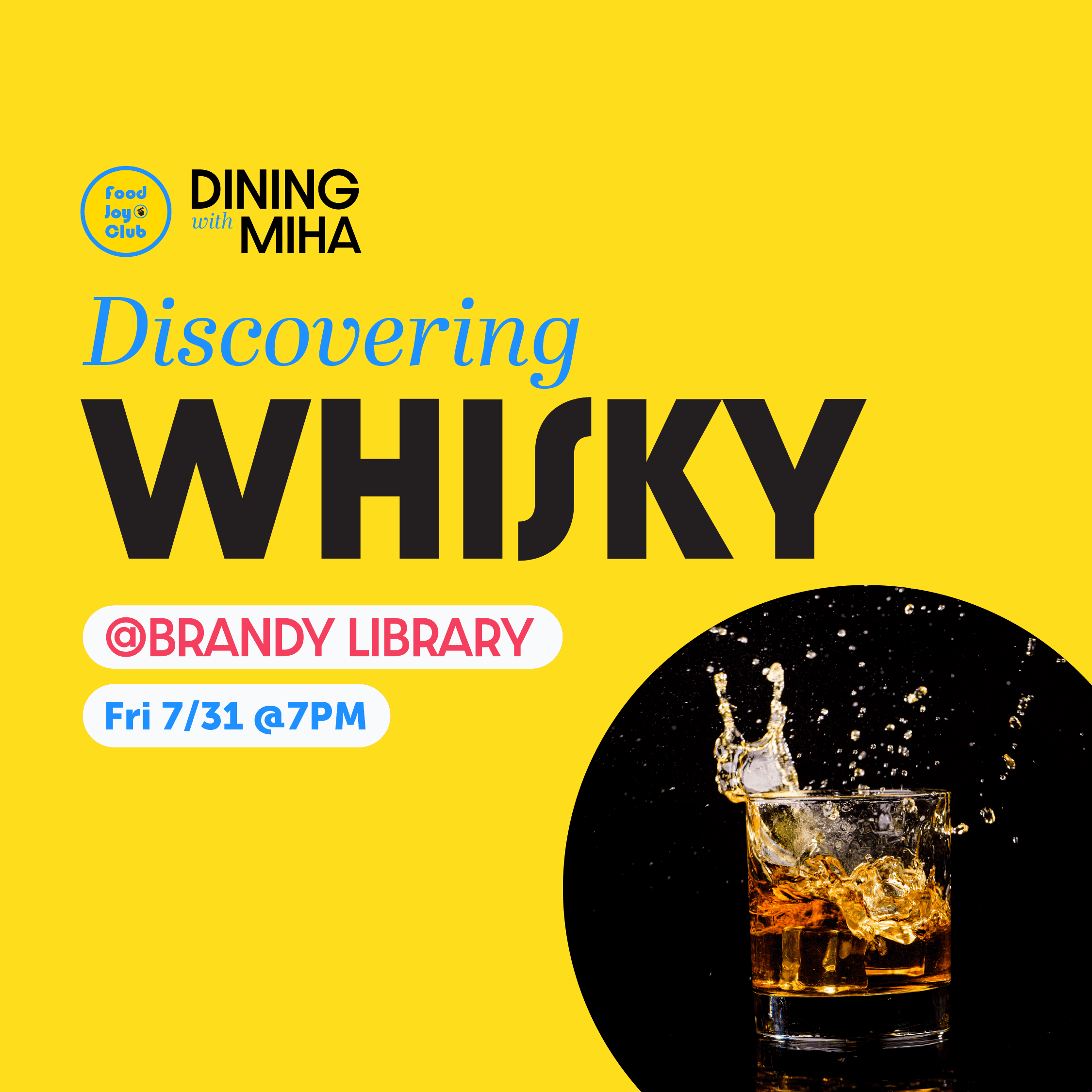 Discovering Whisky @Brandy Library