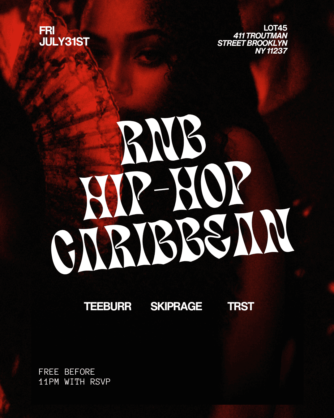 RNB, HIP-HOP & CARIBBEAN NIGHT