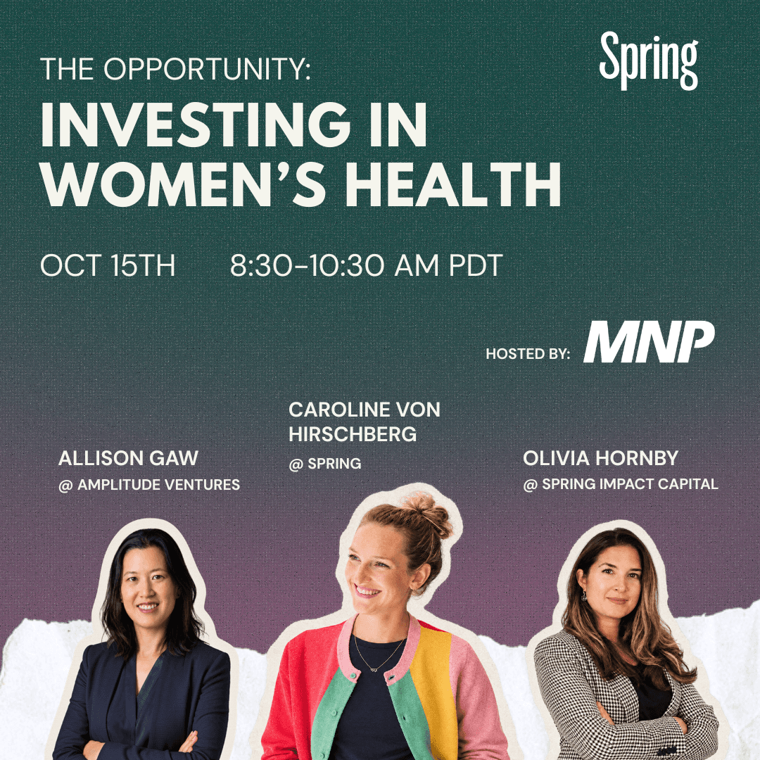 The Opportunity: Investing Women’s Health | Vancouver