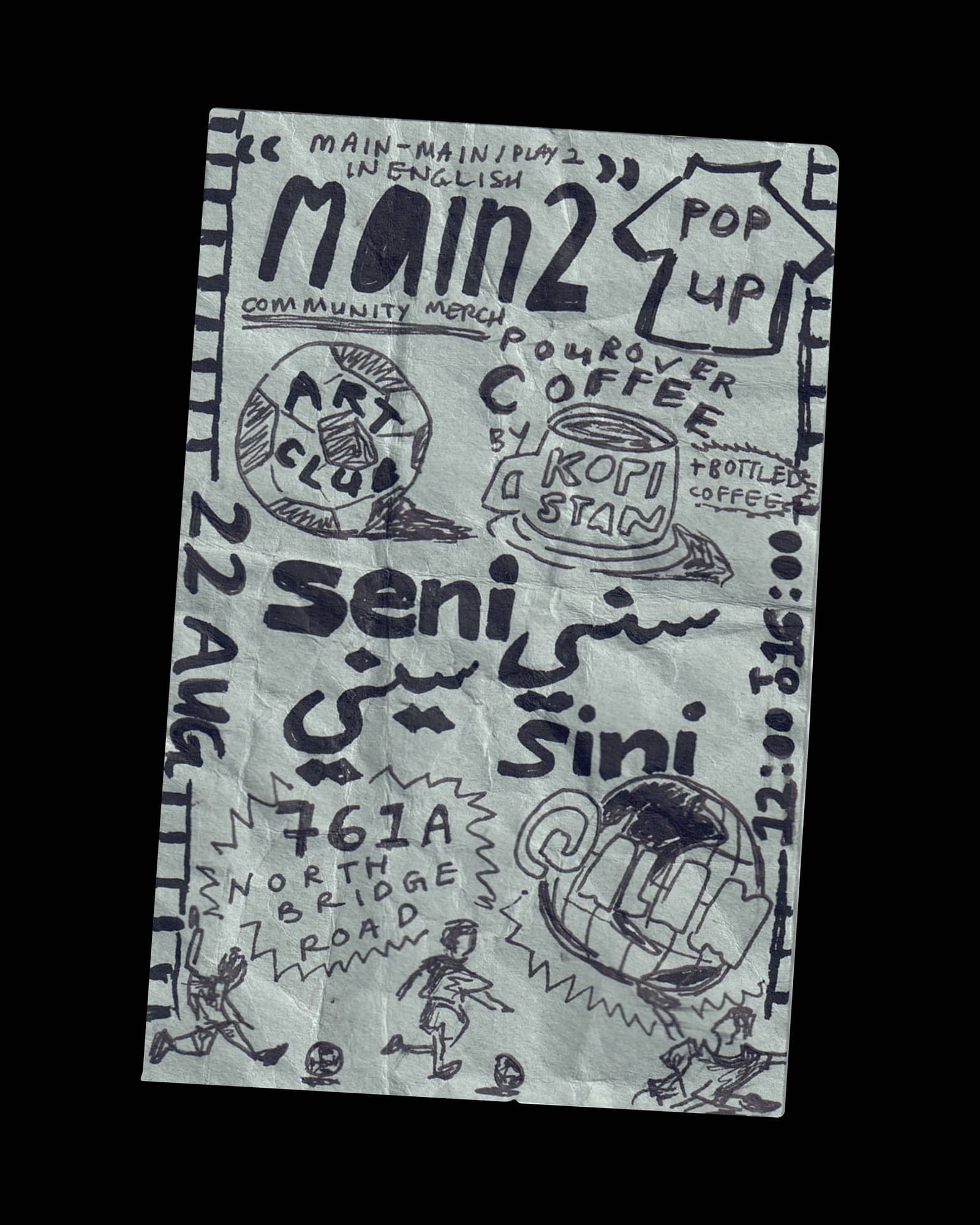 ART CLUB + COMMUNITY MERCH + COFFEE POP-UP