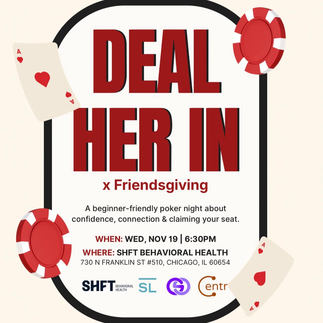 Deal Her In x Friendsgiving
