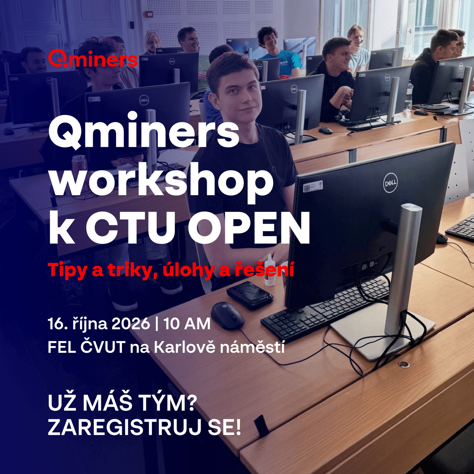 Qminers workshop pro CTU Open