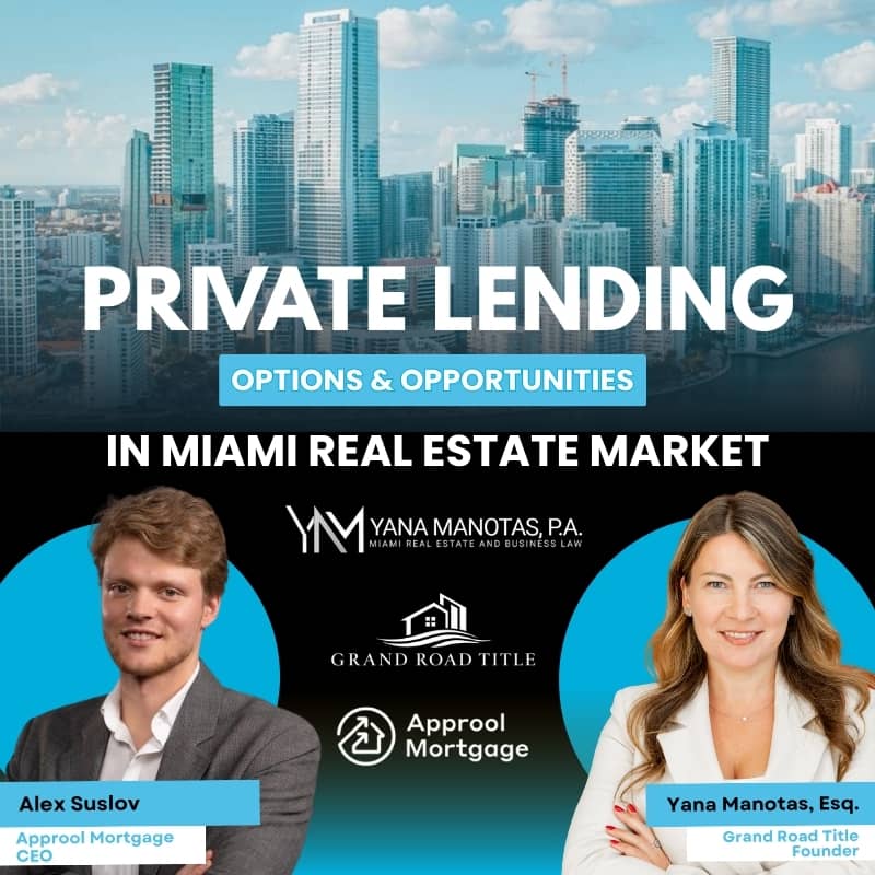 Private Lending Options & Opportunities in Miami's Real Estate Market
