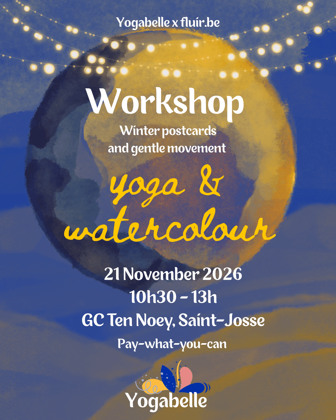 WORKSHOP: Yoga & Watercolour