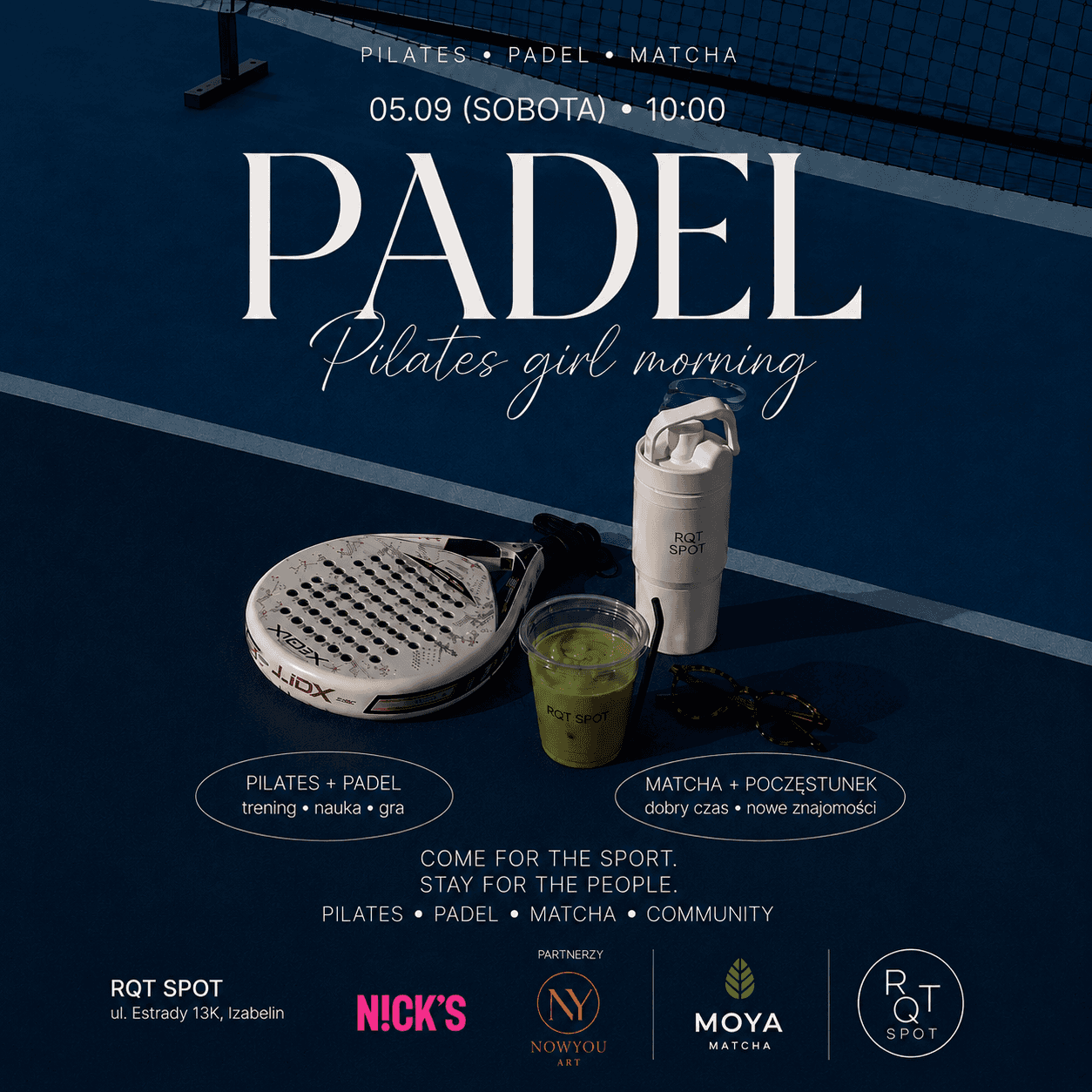 PADEL Pilates Girl Morning