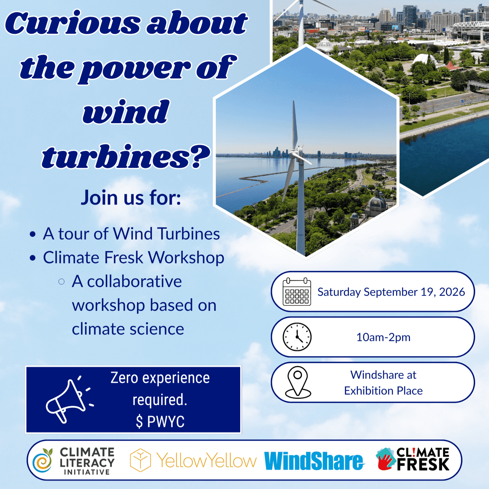 Wind Turbine Tour & Climate Workshop: Science Meets Action