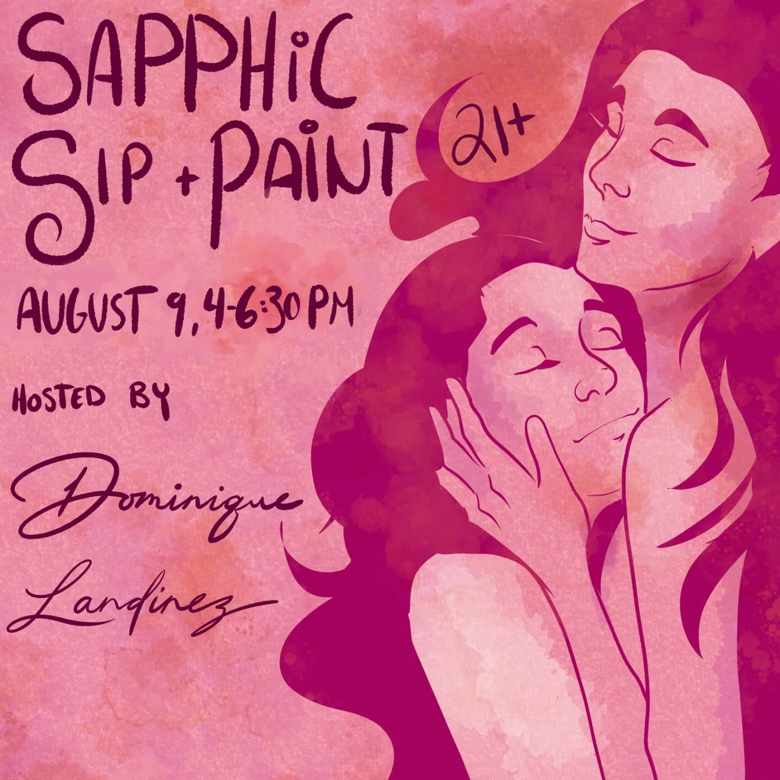 sapphic sip n' paint at as you are