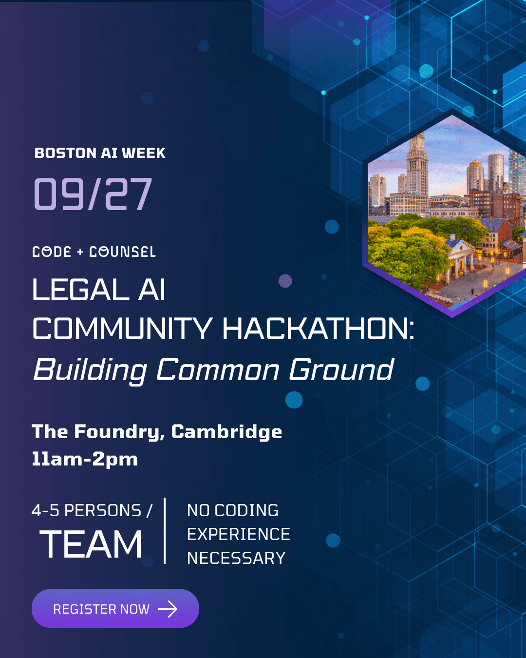 Code & Counsel Legal AI Community Hackathon: Building Common Ground