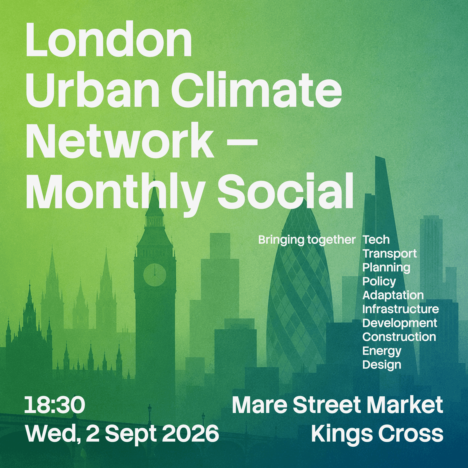 London Urban Climate Network - September Social