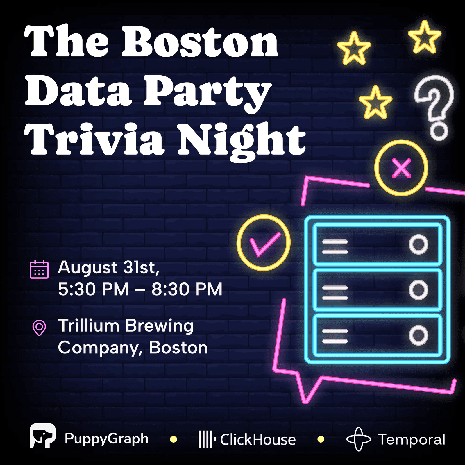 The Boston Data Party Trivia Night