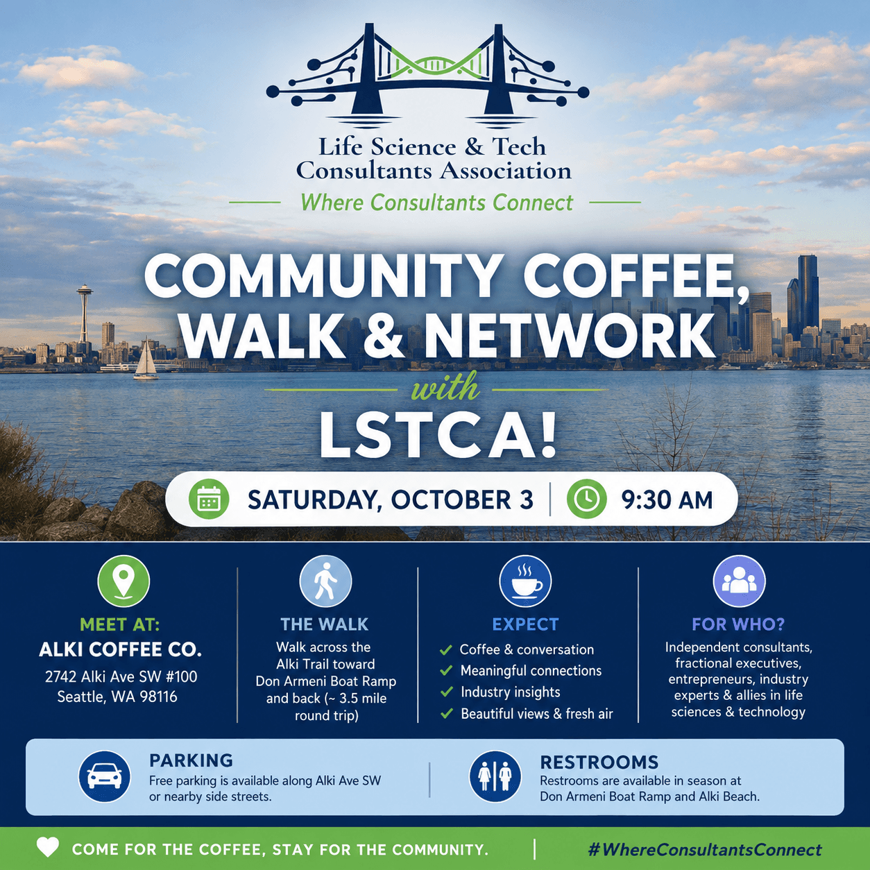 Community Coffee, Walk & Network with LSTCA!