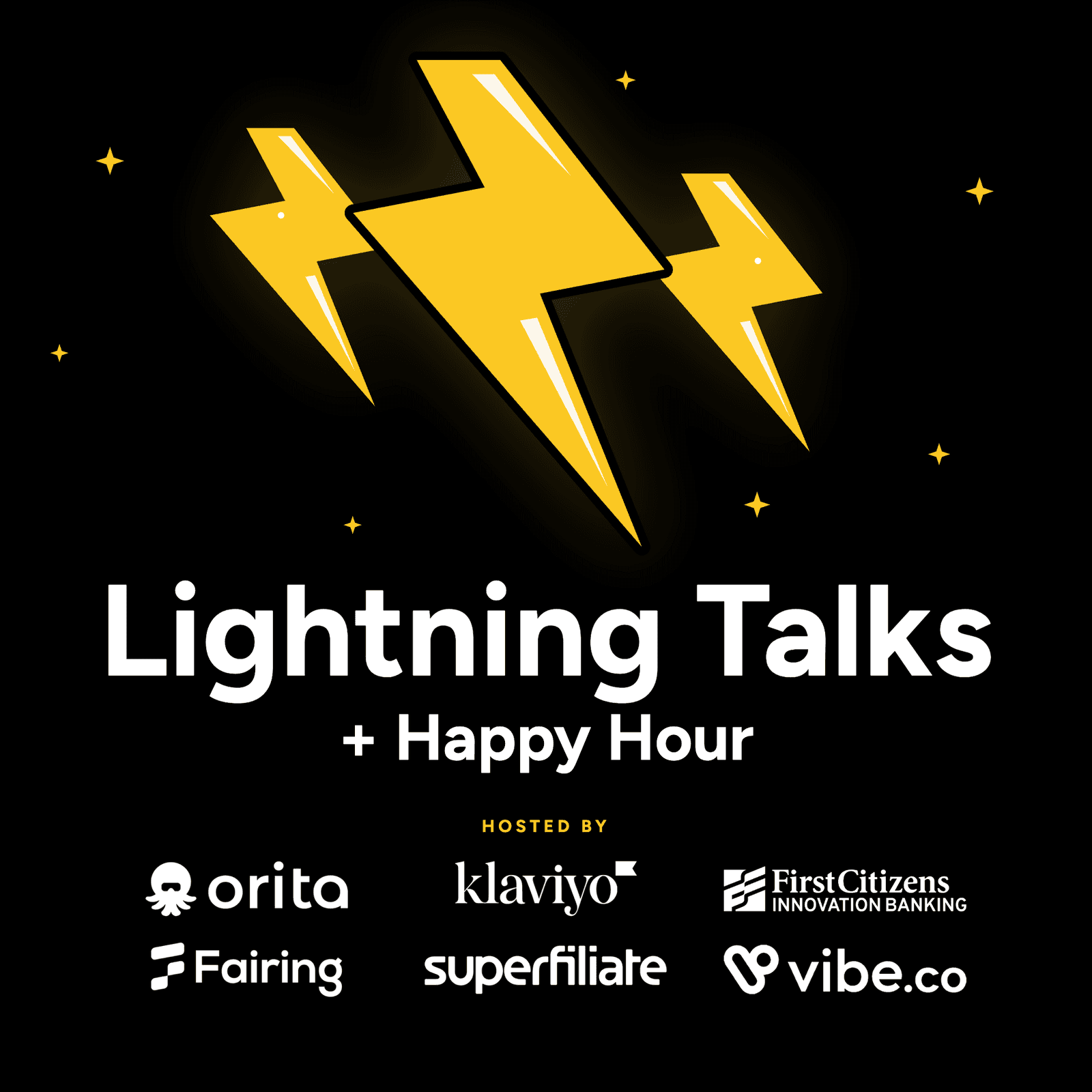 Lightning Talks and Happy Hour