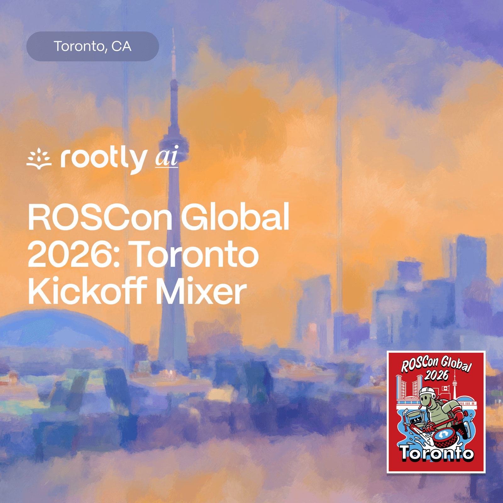 ROSCon Global 2026: Toronto Kickoff Mixer
