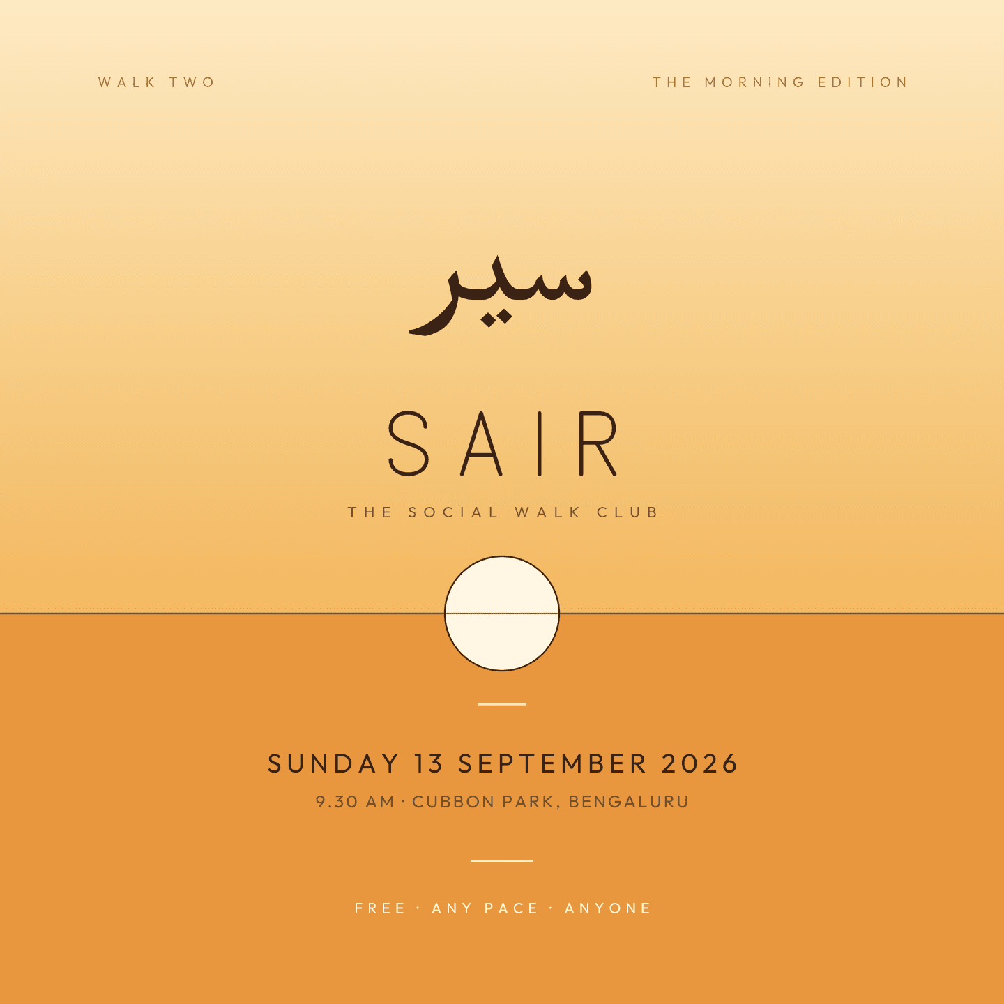 Sair Club | Walk Two at Cubbon Park