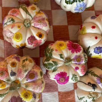 craft club: decoupage pumpkins