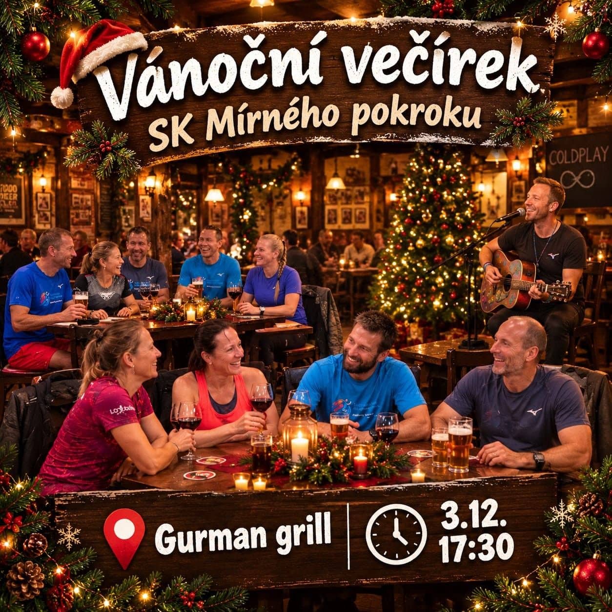 Vánoční večírek SK Mírného pokroku 3.12.