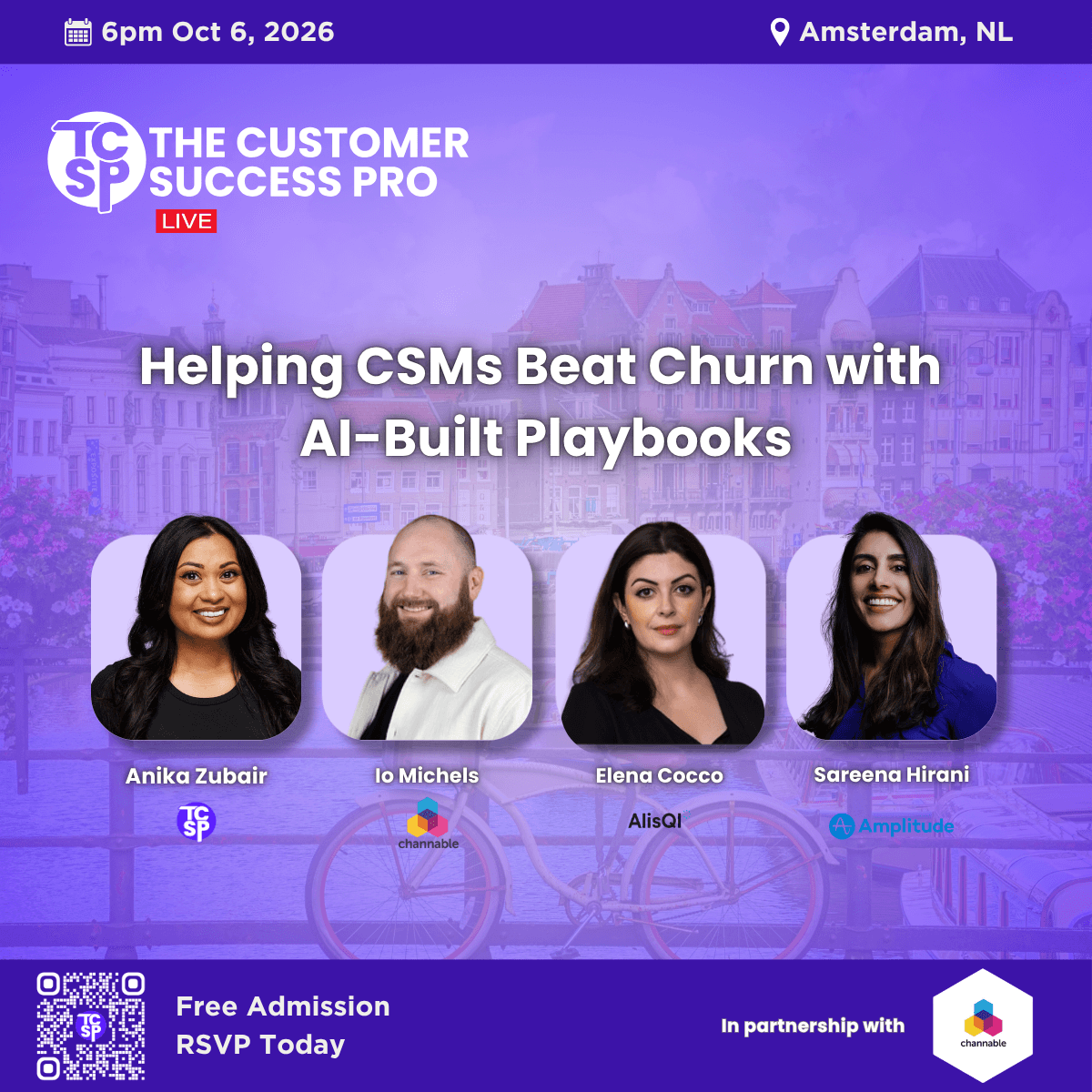 TCSP Live: Amsterdam - Helping CSMs Beat Churn with AI-Built Playbooks