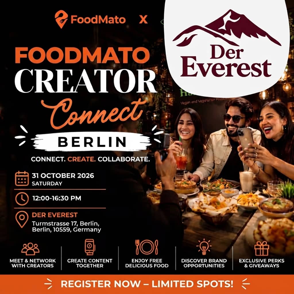 ✨ FoodMato Creator Connect — Berlin