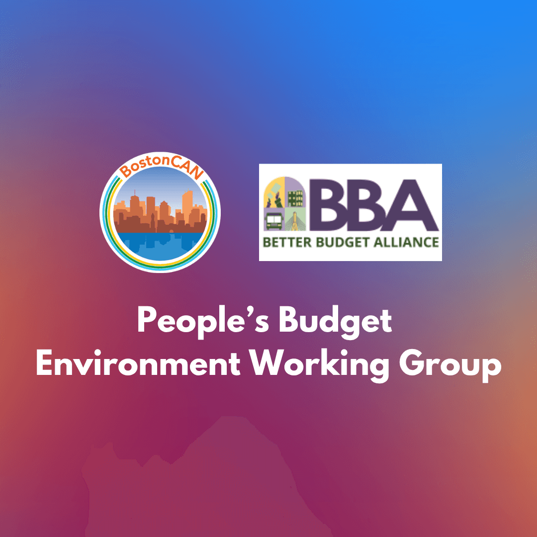 People's Budget: Environment Working Group