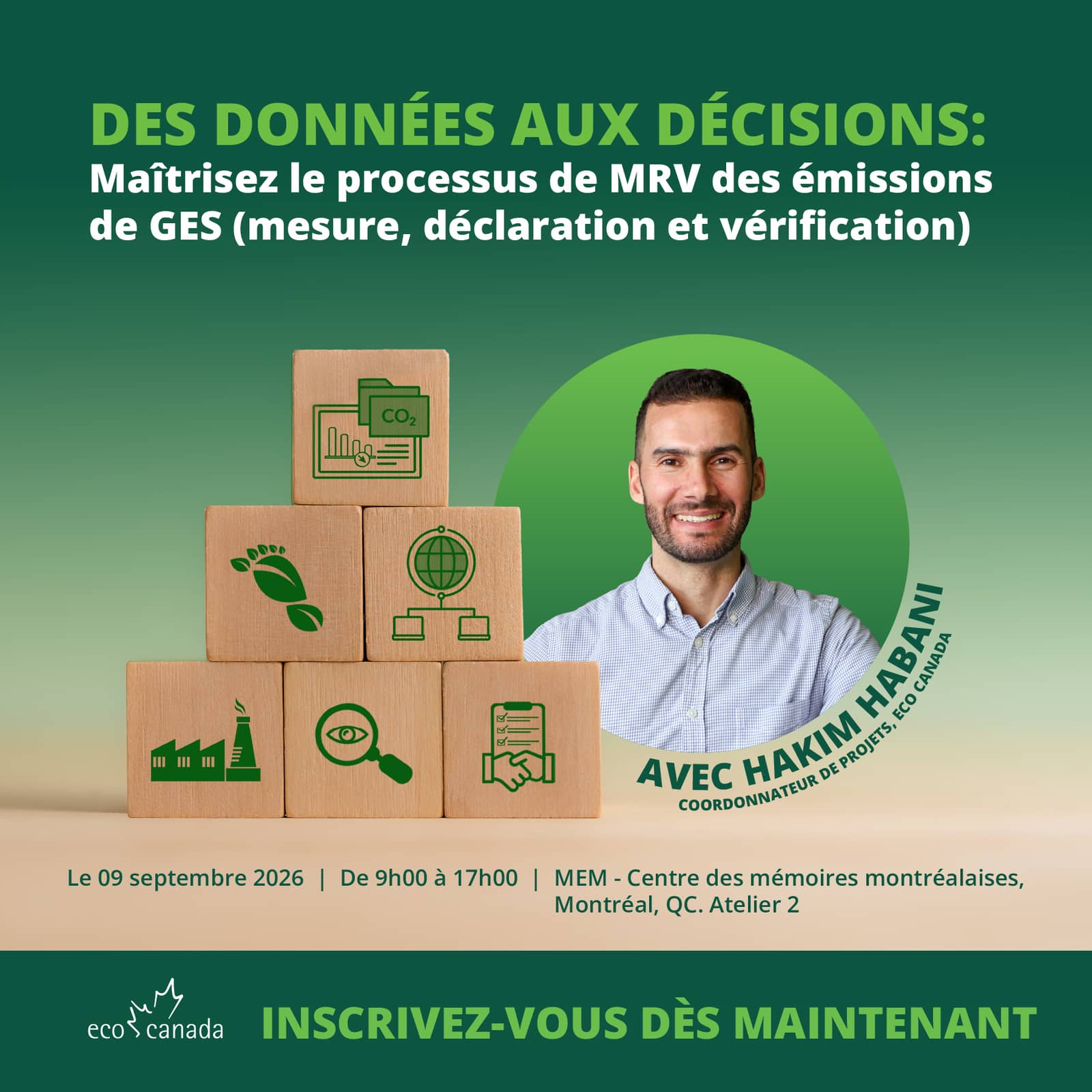 Des données aux décisions : Maîtriser le processus de MRV des émissions de GES (mesure, déclaration et vérification)