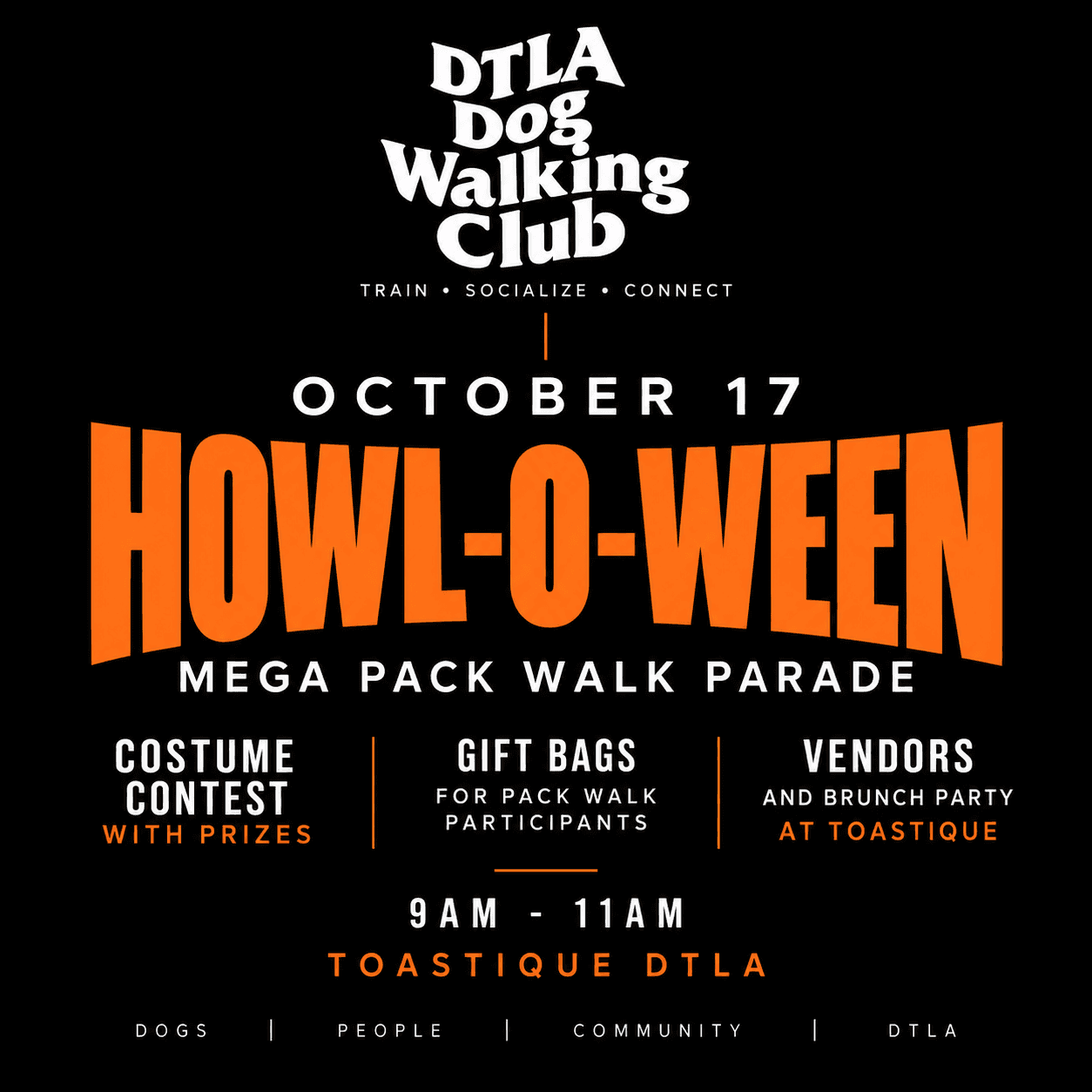 Howl-O-ween DTLA Mega Pack walk Parade