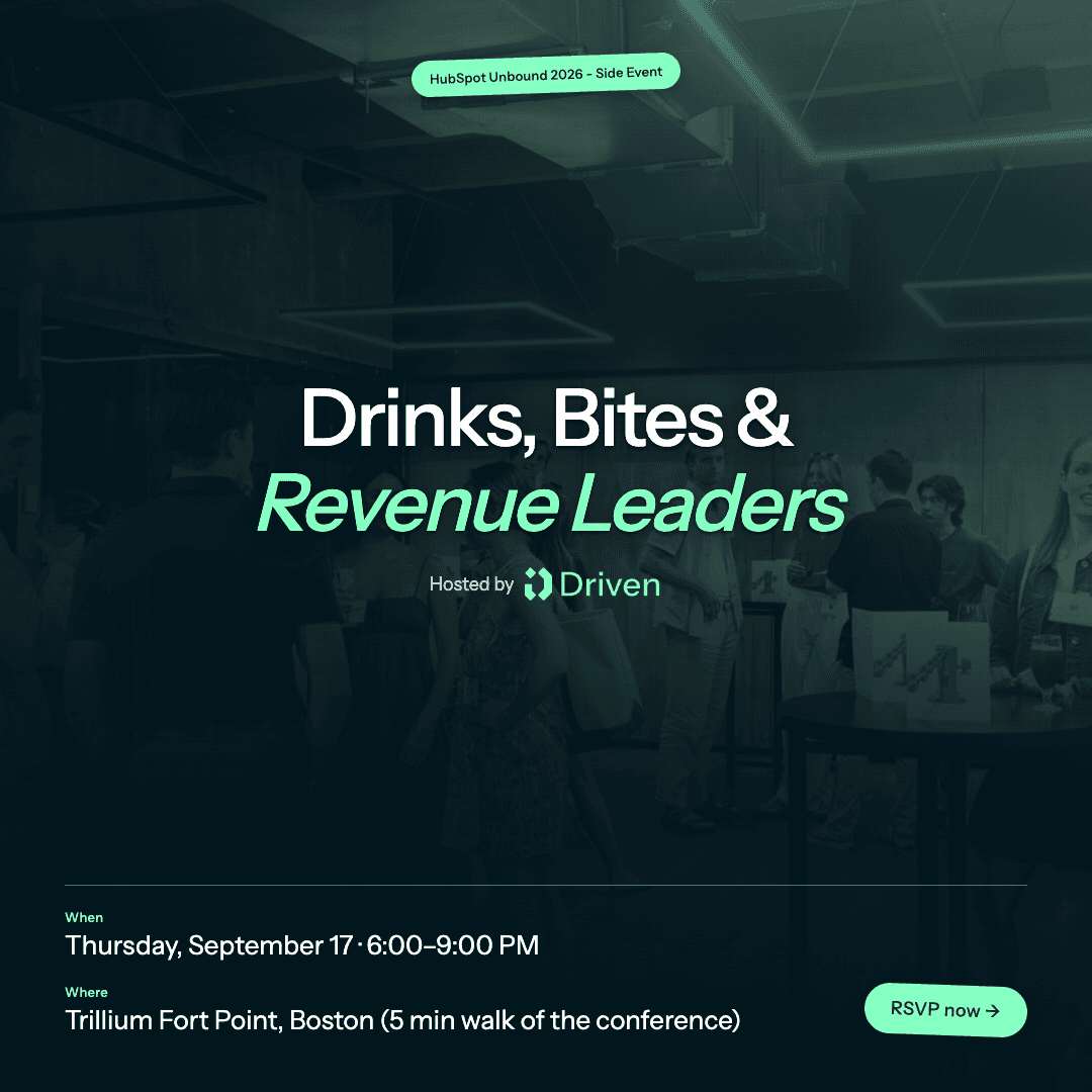 Unbound 26: Drinks, Bites & Revenue Leaders