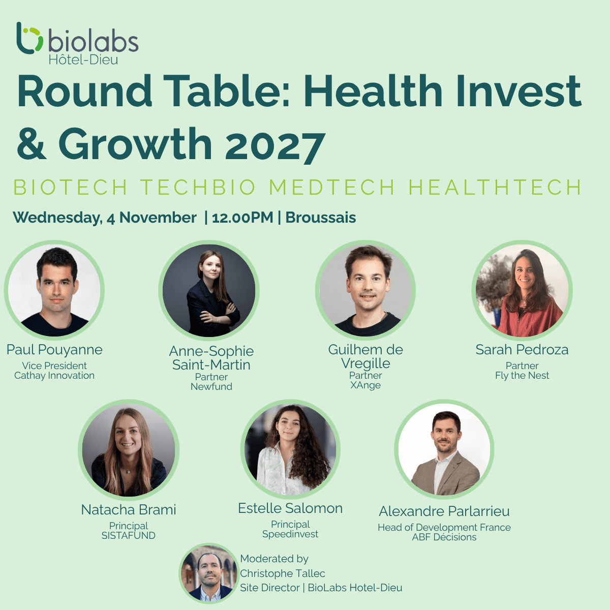 Round Table - Health Invest & Growth 2027