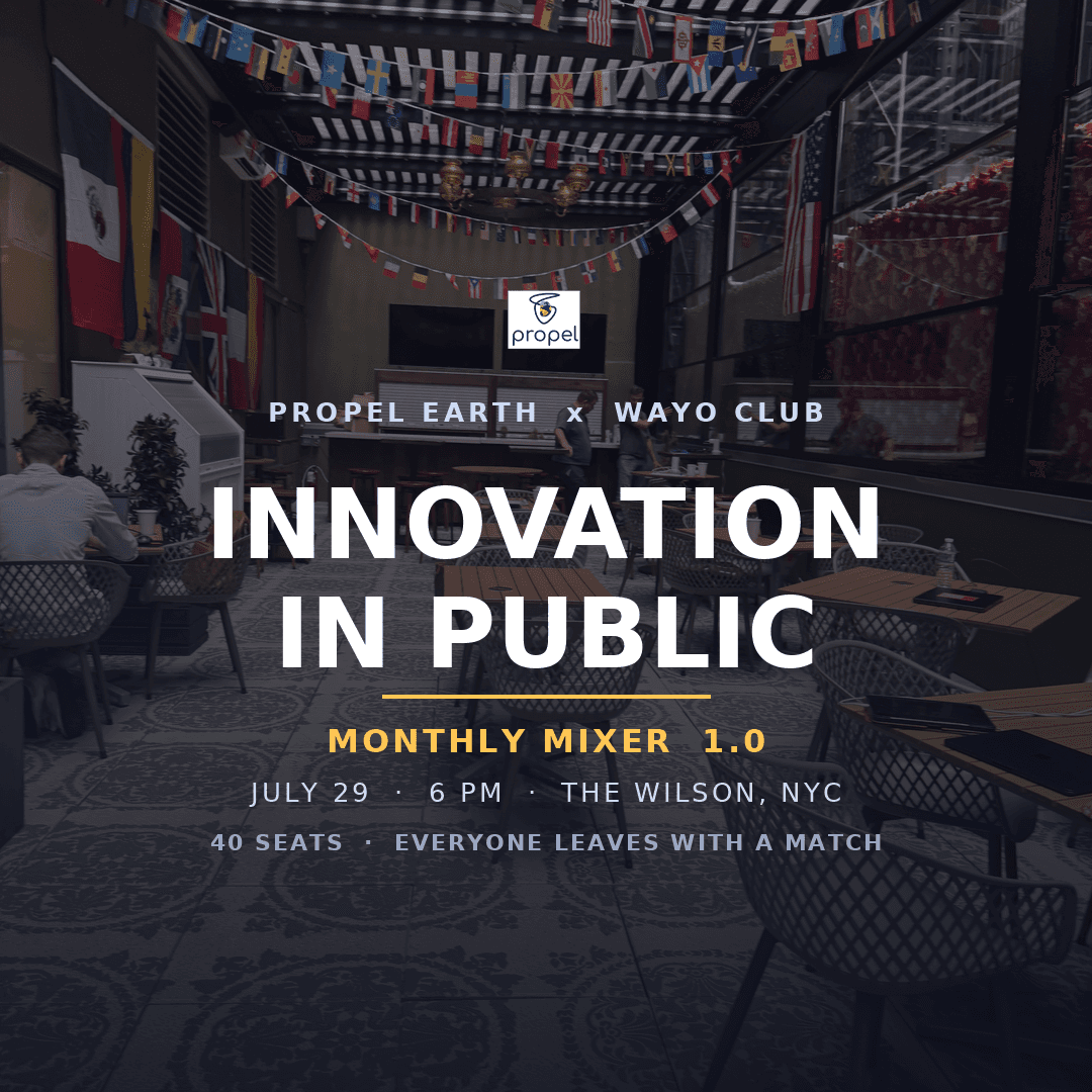 Innovation in Public Launch Mixer · Founders, Investors & Operators