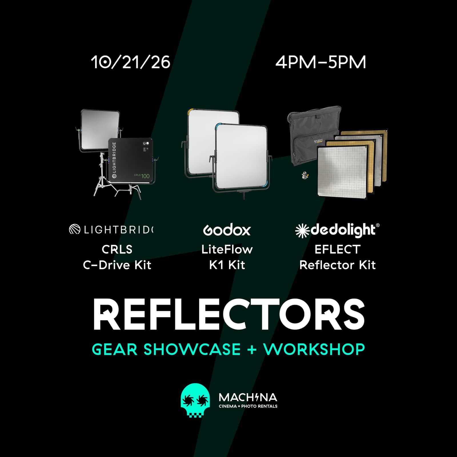 Machina Gear Showcase + Workshop - Reflector Kits