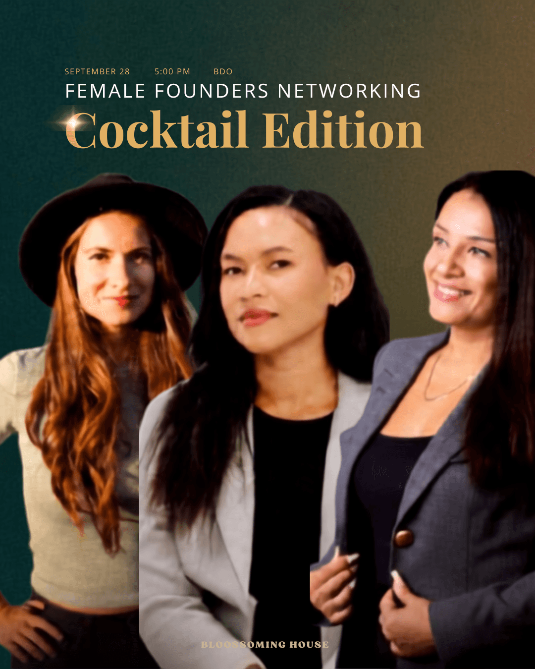 Female Founders Networking Breakfast - Cocktail Edition - September 28th