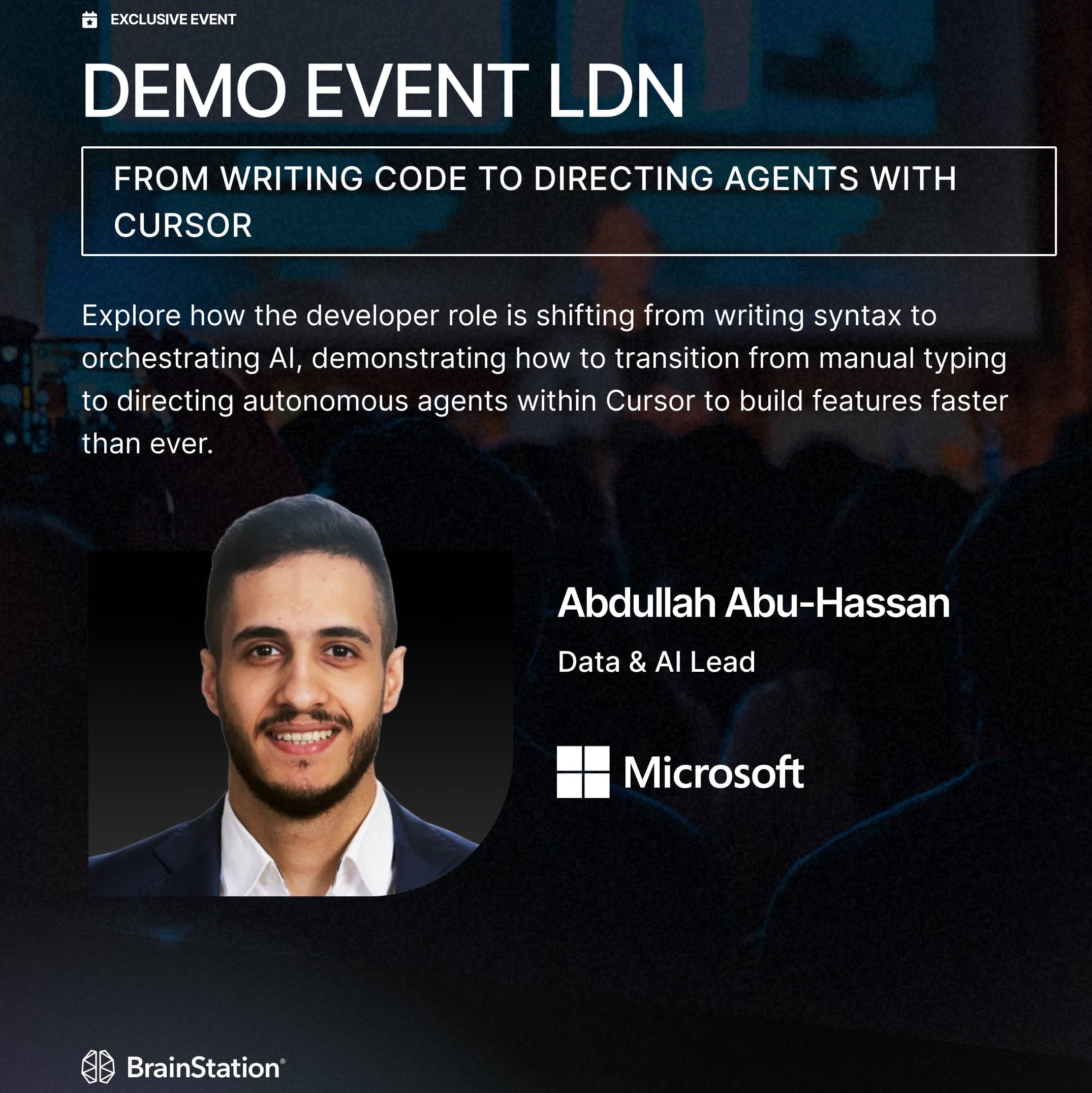 Demo Event LDN:Directing AI Agents with Cursor