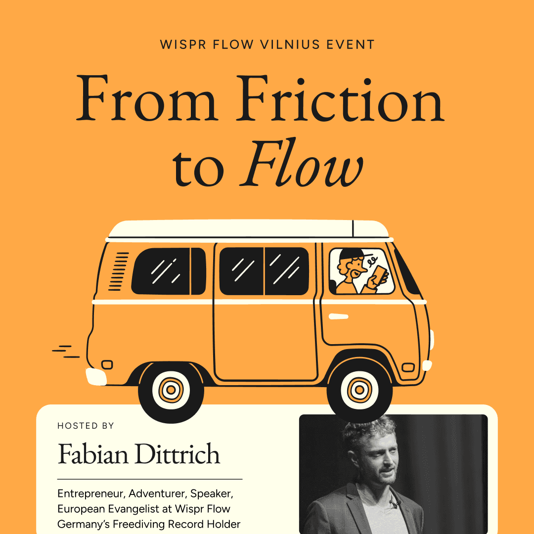 Wispr Flow Prague Event - From Friction to Flow