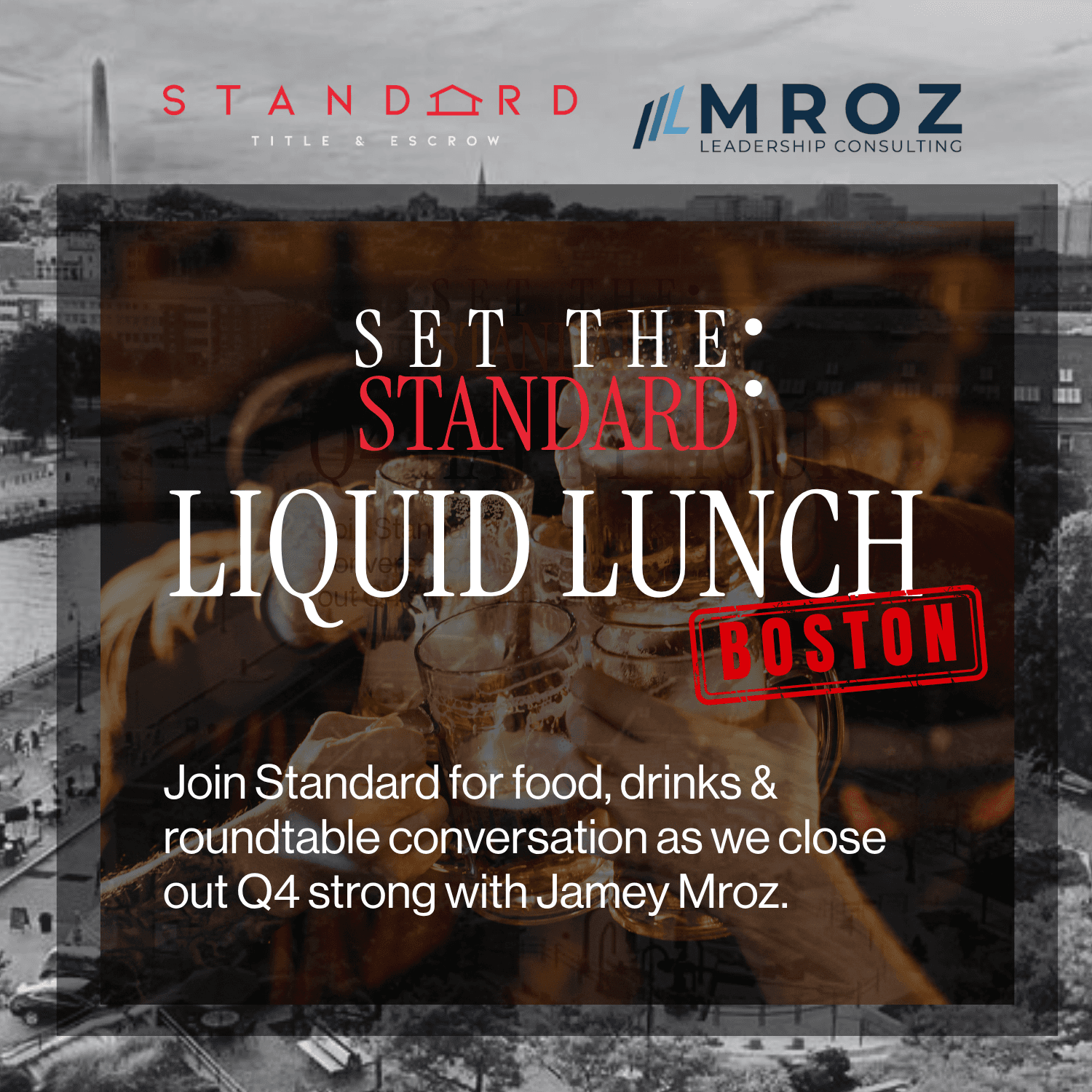 Set the Standard: Liquid Lunch