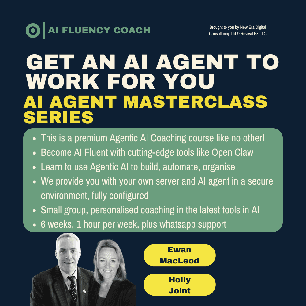 AI Agent Masterclasses, 20th September 2026