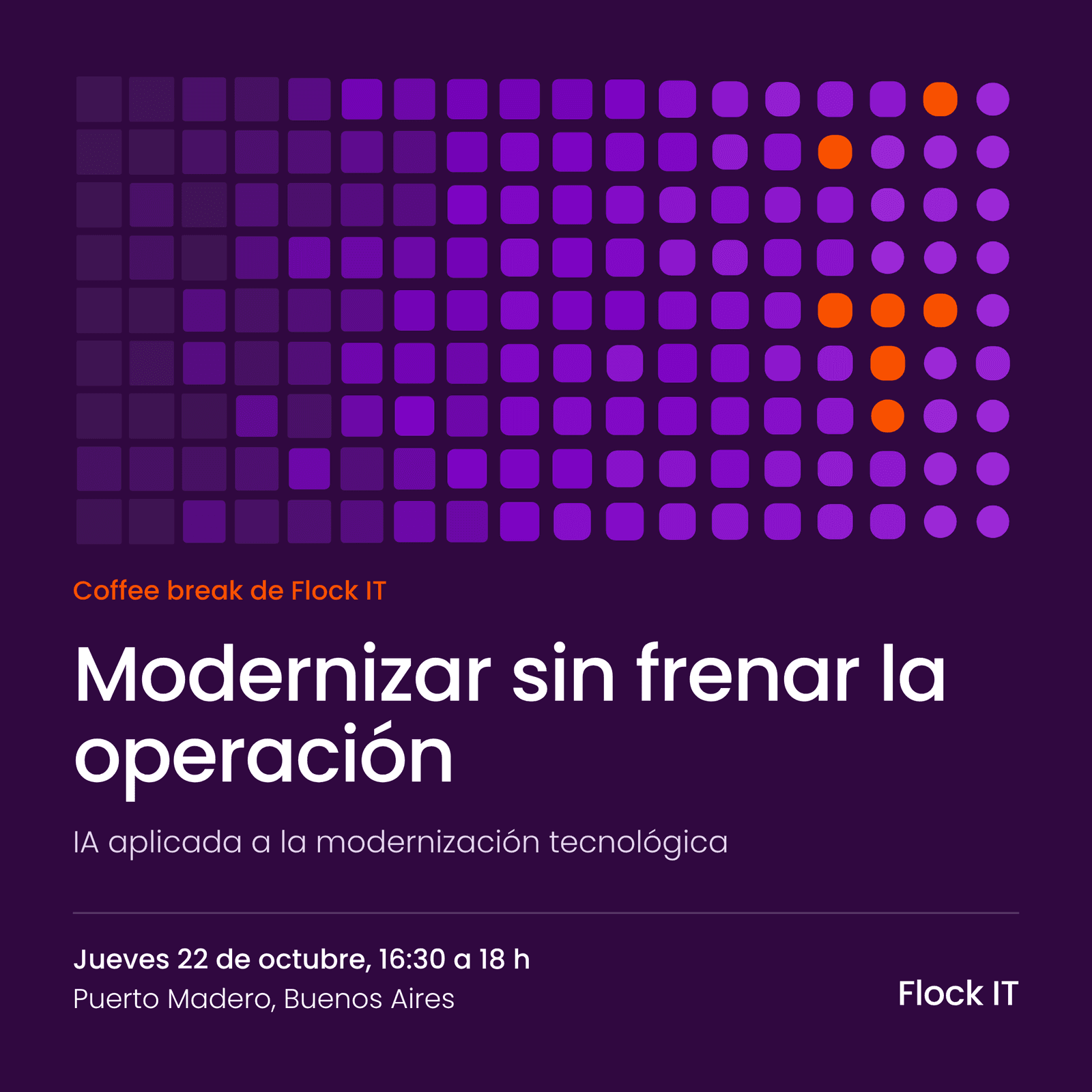 Coffee break: Modernizar sin frenar la operación
