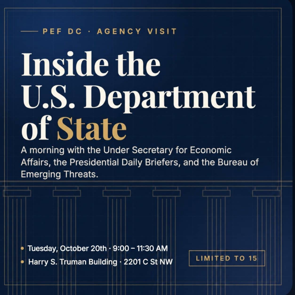 PEF DC: Inside the U.S. Department of State