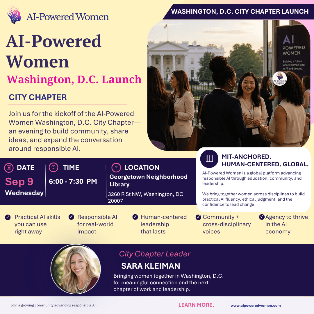 AI-Powered Women - Washington, D.C. City Chapter Launch