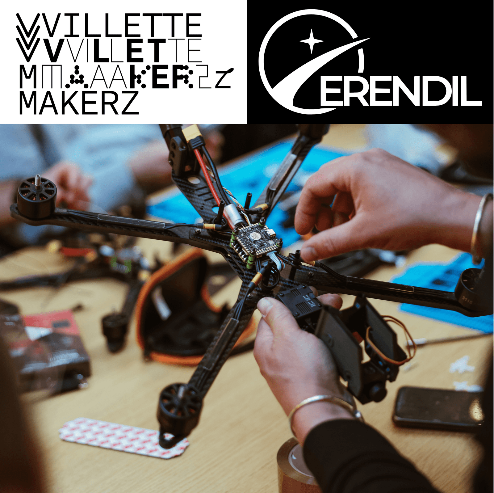 DroneAid: build a drone from parts to flight