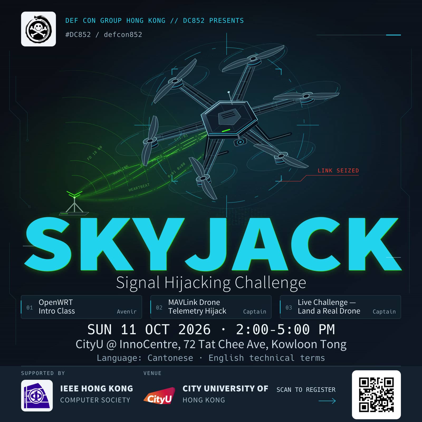SkyJack — Signal Hijacking Challenge