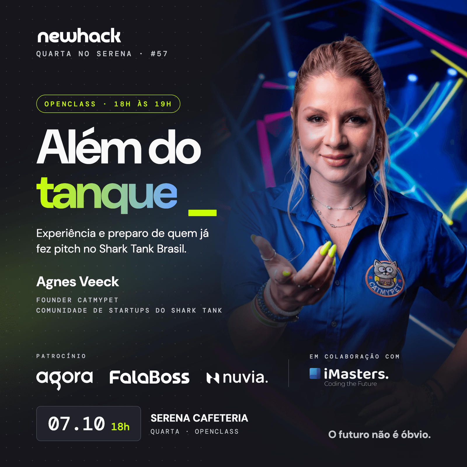 Quarta no Serena #57 | Openclass: Além do Tanque com Agnes Veeck