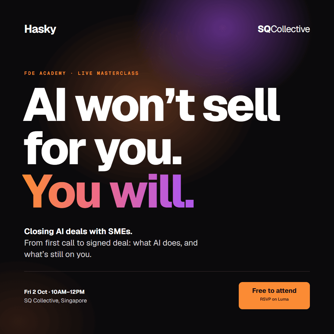 Forward Deployment Academy: Closing AI deals with SMEs