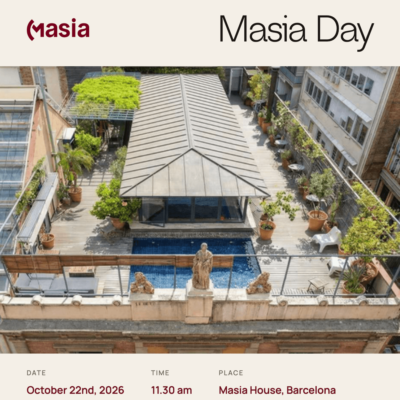 Masia Day - Looking to the Future