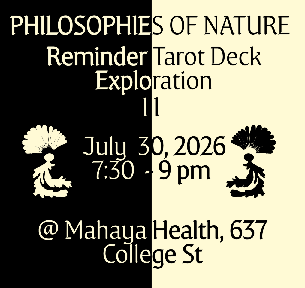 Philosophies of Nature Tarot Deck Exploration