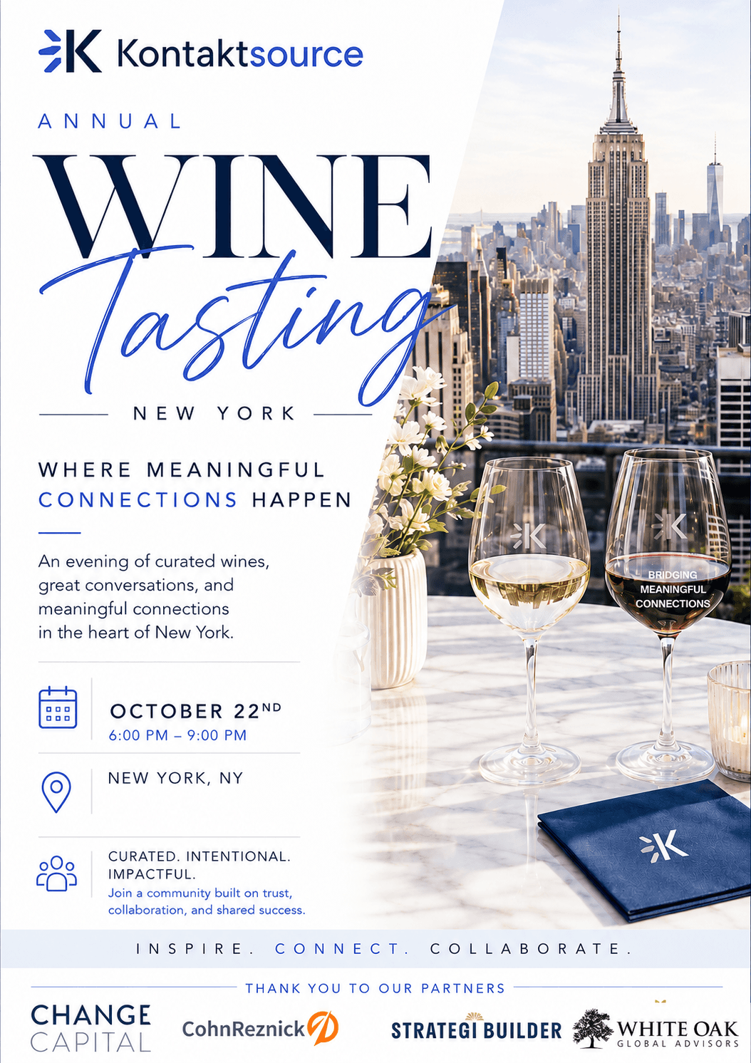 Kontaktsource Fall Wine Tasting New York