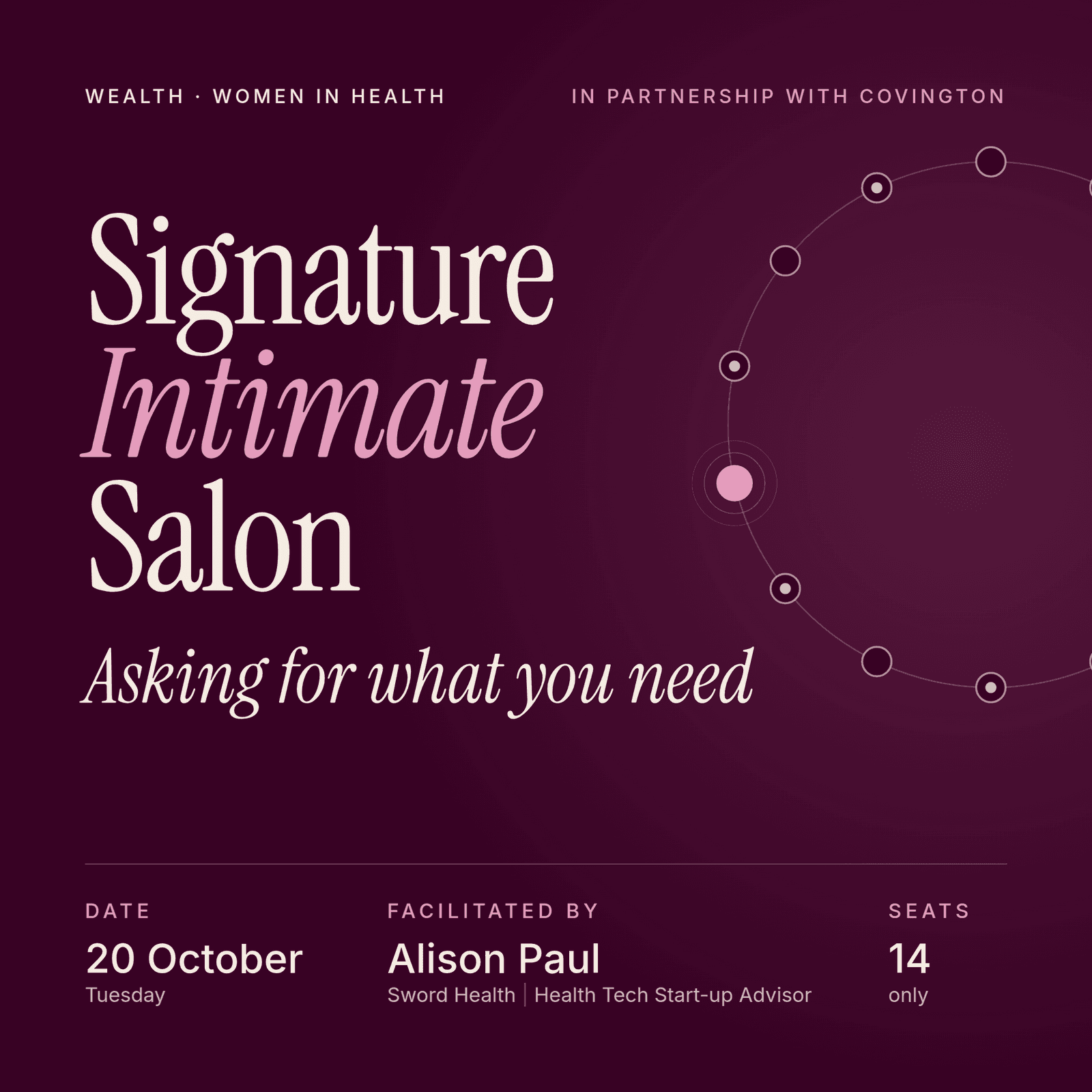 WEALTH: Signature Intimate Salon